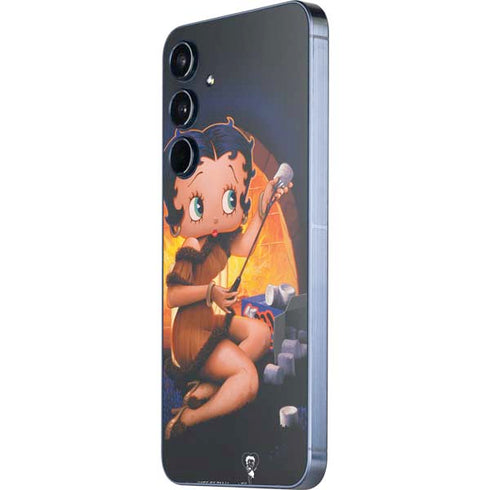 Betty Boop Roasting Marshmallows Galaxy A35 5G Skin